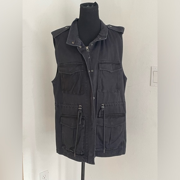 Talula Jackets & Blazers - Black Denim Vest